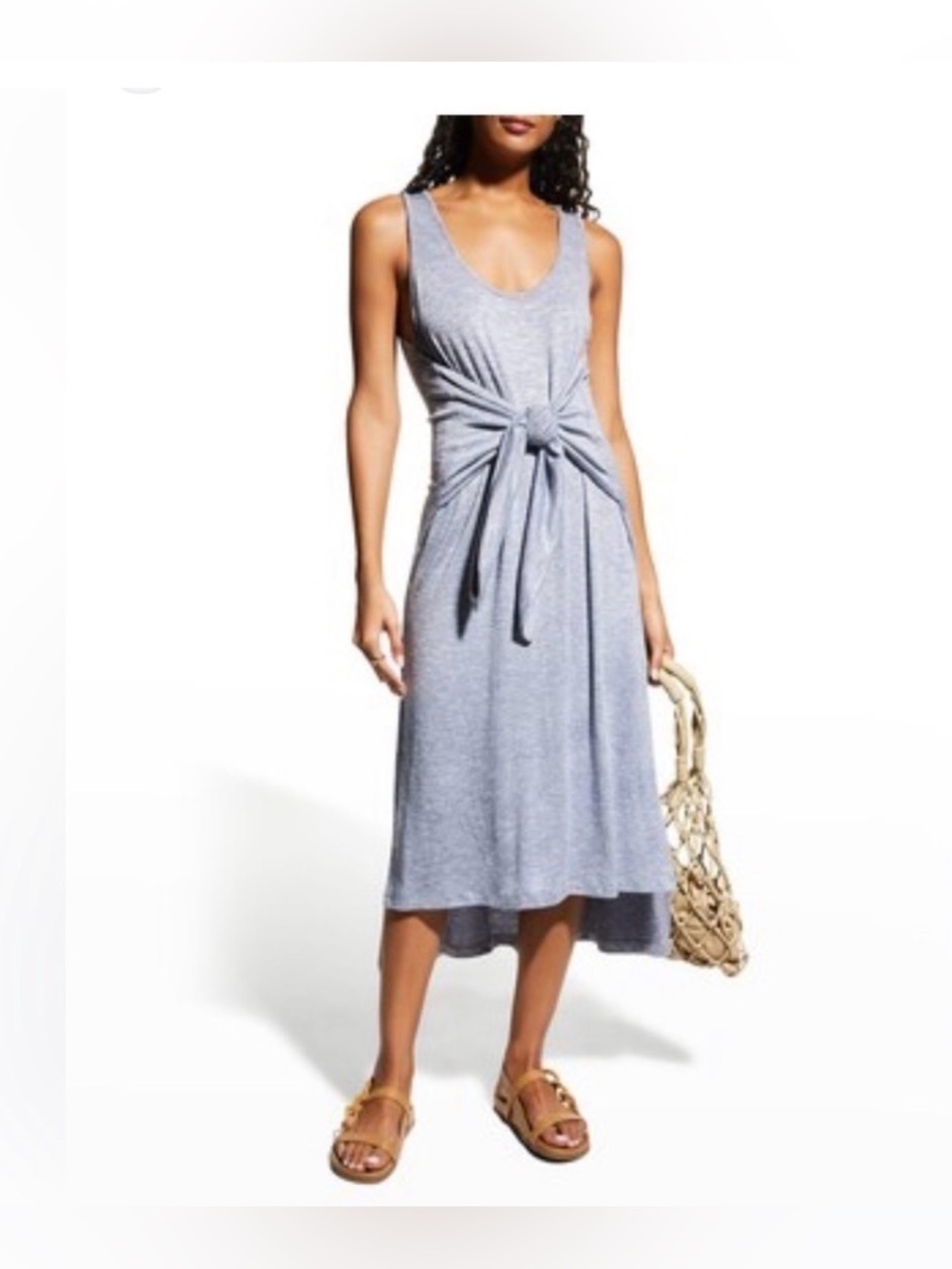 NWT La Blanca Tie Front Midi Dress